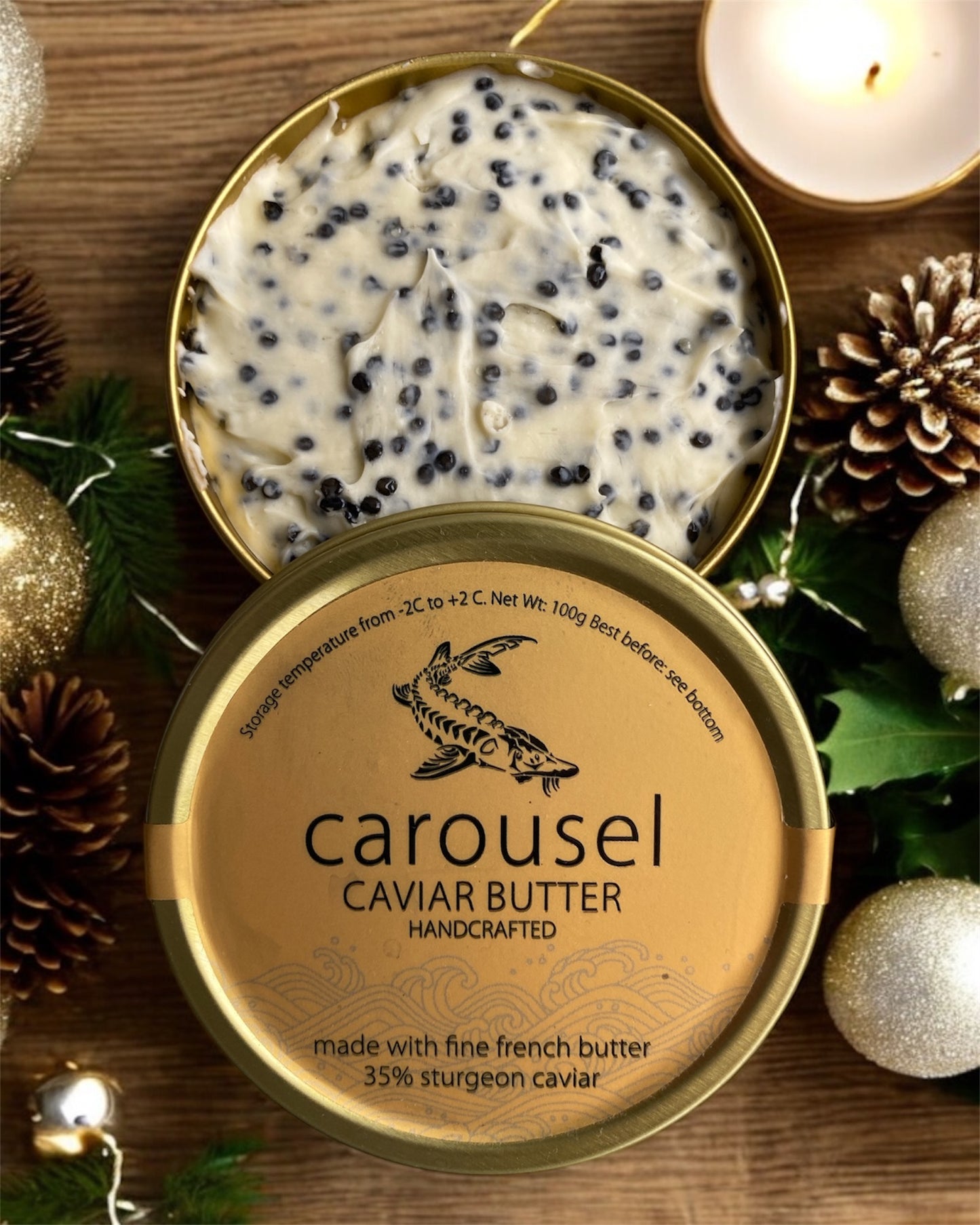 PREMIUM STURGEON CAVIAR WITH OIL 100 g.
