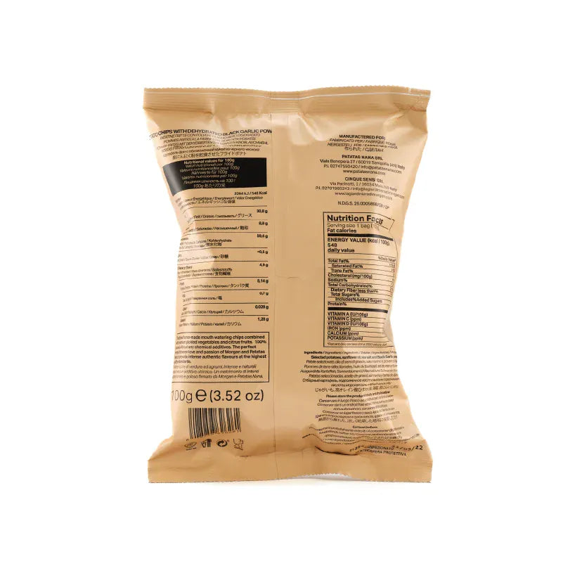 Potato Chips with Black Garlic – Patatas Nana 40g