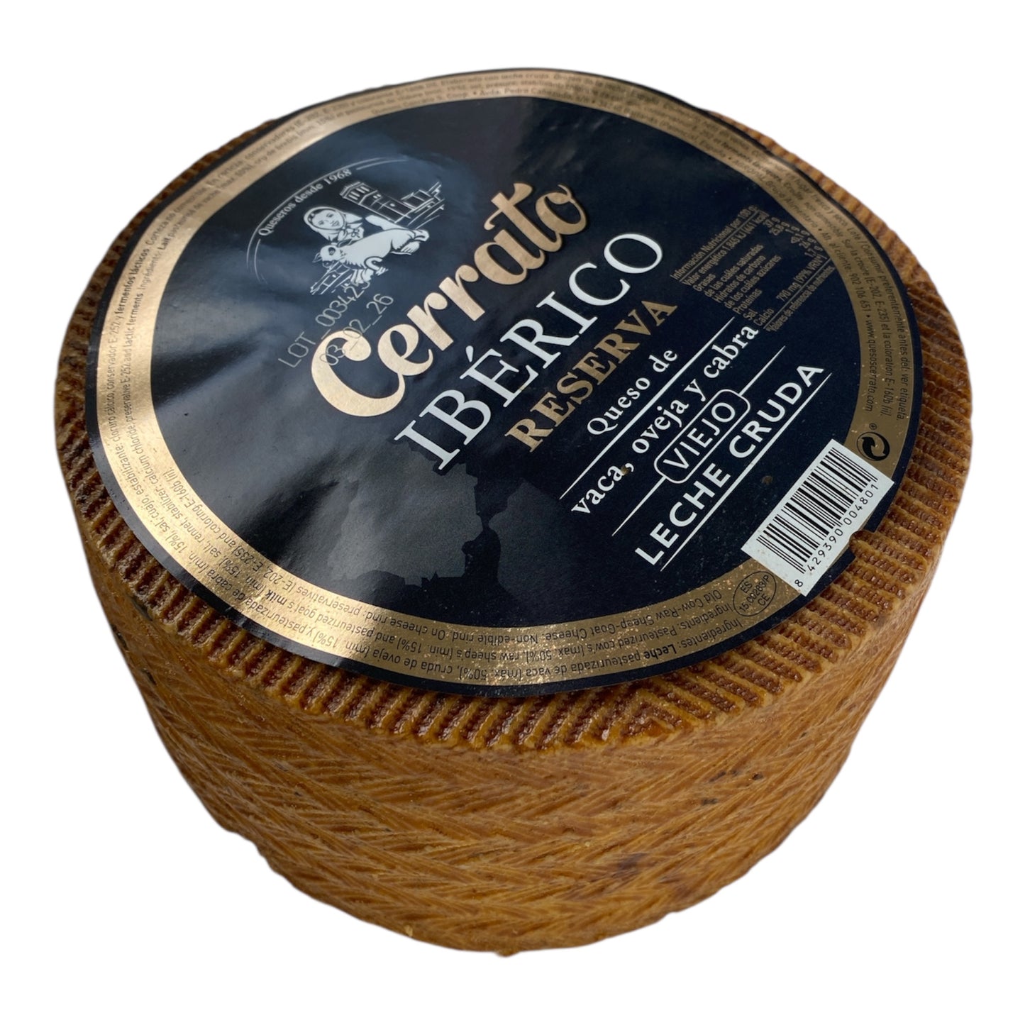 Hard cheese CERRATO IBERICO RESERVA - 3 kg.