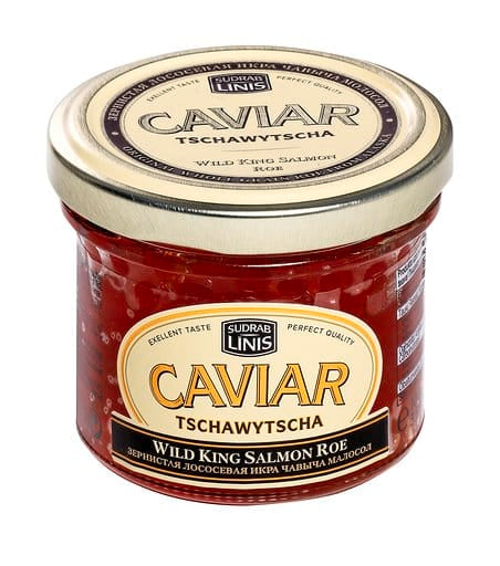 Хайвер от дива кралска сьомга 100g