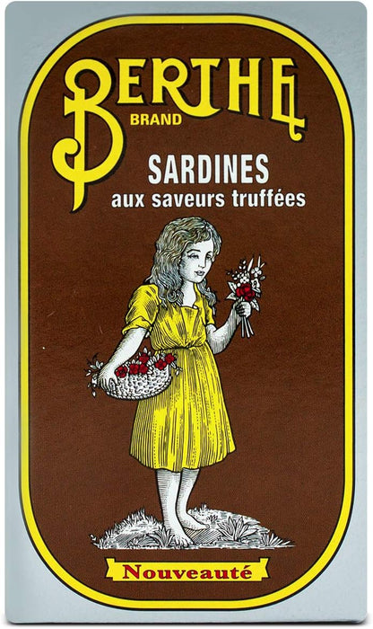 Sardines in olive oil with truffle 125g.