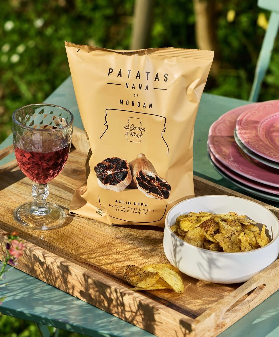 Potato Chips with salt and vinaigrette, SAL DE IBIZA, 125 g. 