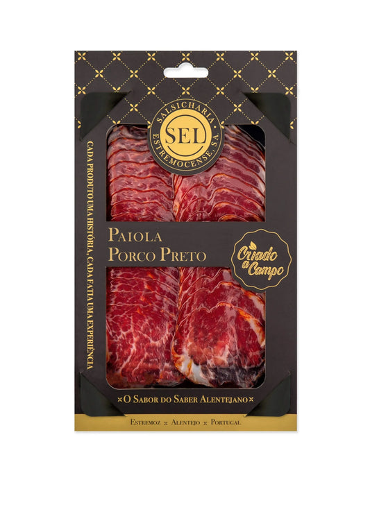 PAIOLA / PAIOLA SEL 100g. Sliced ​​from black pigs