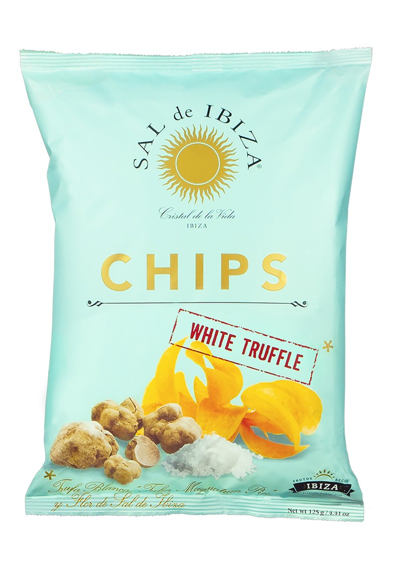 Чипс с бял трюфел от Fleur de Sel, SAL DE IBIZA,125 г